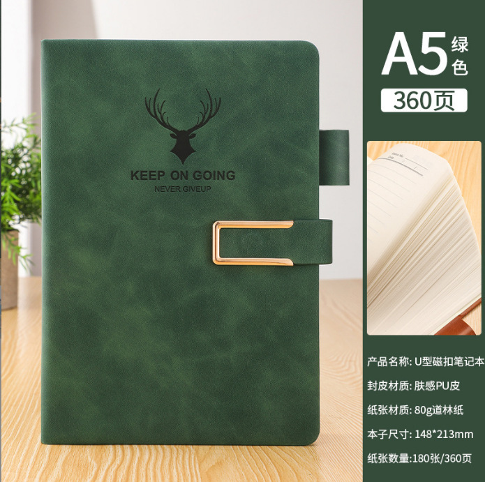 A5 cuaderno macarons color grueso bloc de notas de alto valor Libro de registro de reuniones de negocios Libro de anuncios al por mayor