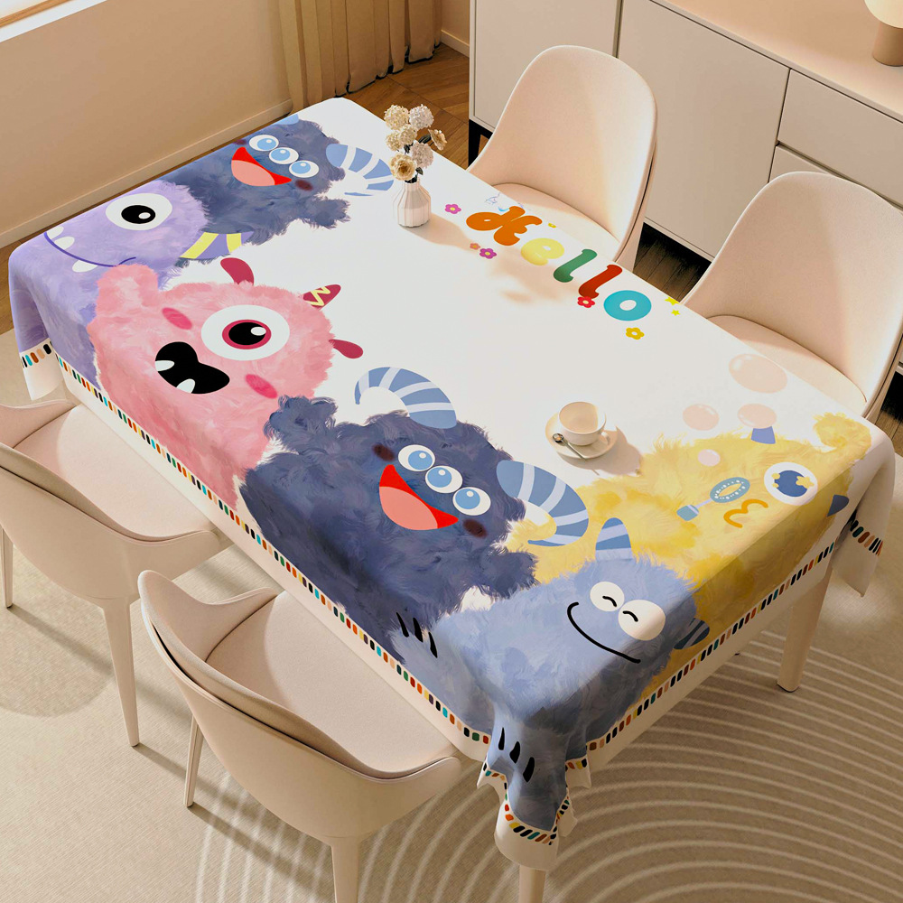 Toal de mesa sin lavado a prueba de agua a prueba de aceite a prueba de quemaduras rectangular 2025 nuevo toal de mesa de comedor de PVC de alta calidad toal de mesa de té