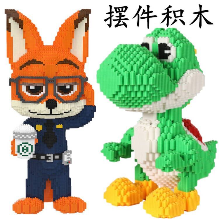 Children's Three-Dimensional Building Blocks Teaching Aware Building Blocks DIY Building Blocks Building Particles Tandem Building Blocks Handmade Craft Ornaments