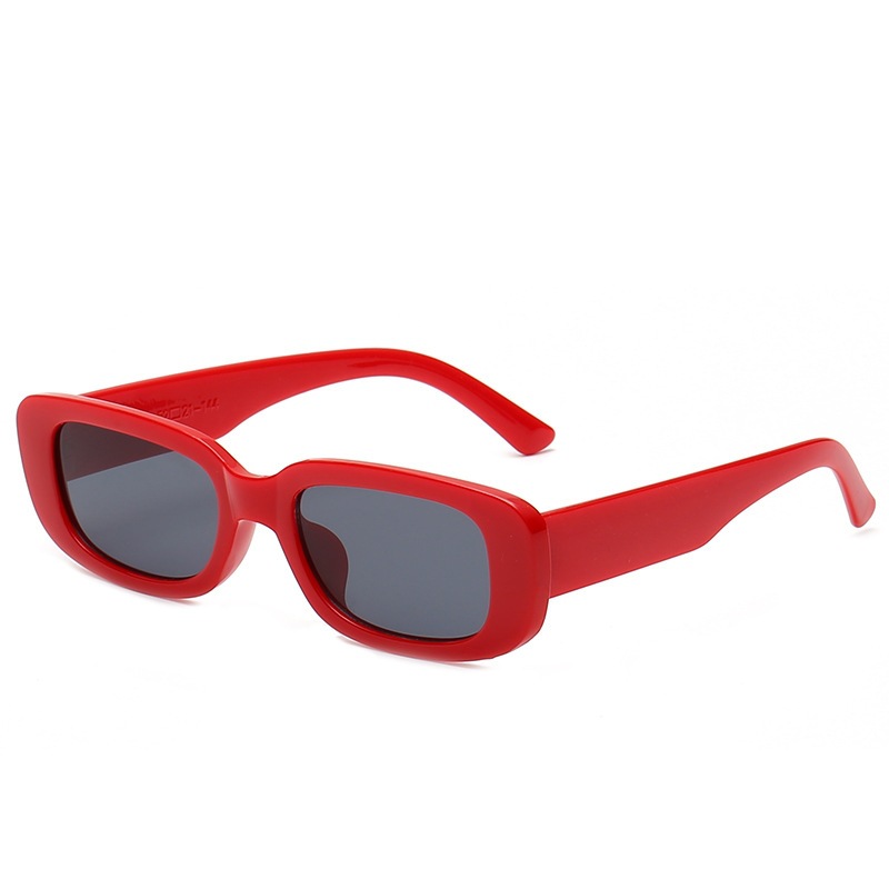 2021 nueva moda pequeño marco cuadrado gafas de sol jalea color gafas marco moda gafas de sol transfronterizo AliExpress 1224