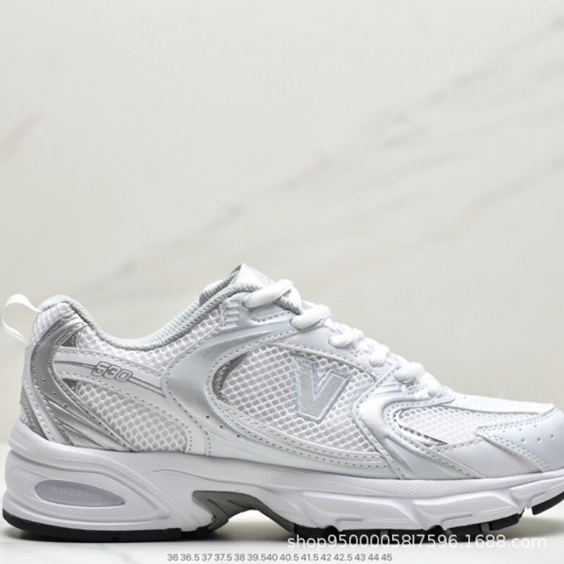 莆田純原NB530レトロ銀白おじさん靴カジュアル女性アウトドアスポーツランニングカップル靴卸売り|undefined