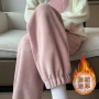 加厚秋冬季暖暖外穿棉裤