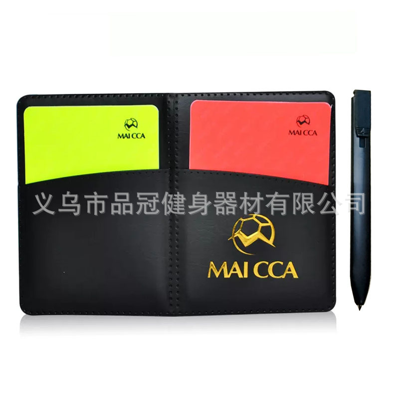 Árbitro de fútbol tarjeta roja y amarilla plegable tarjeta roja y amarilla árbitro tarjeta roja y amarilla Juego especial de fútbol tarjeta roja y amarilla