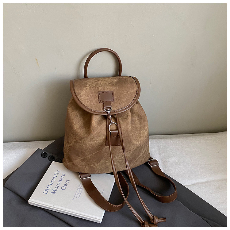 Gran capacidad de viento británico 2025, simple otoño nuevo estilo de textura casual de moda viaje viaje viaje mochila
