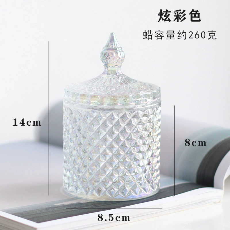 Заводская прямая продажа стеклянной чаши Candida Candle DIY аромерапии свечи Монгольская сумка Монгольская барбан Разносная каменная воздушная ёмкость пустая бутылка
