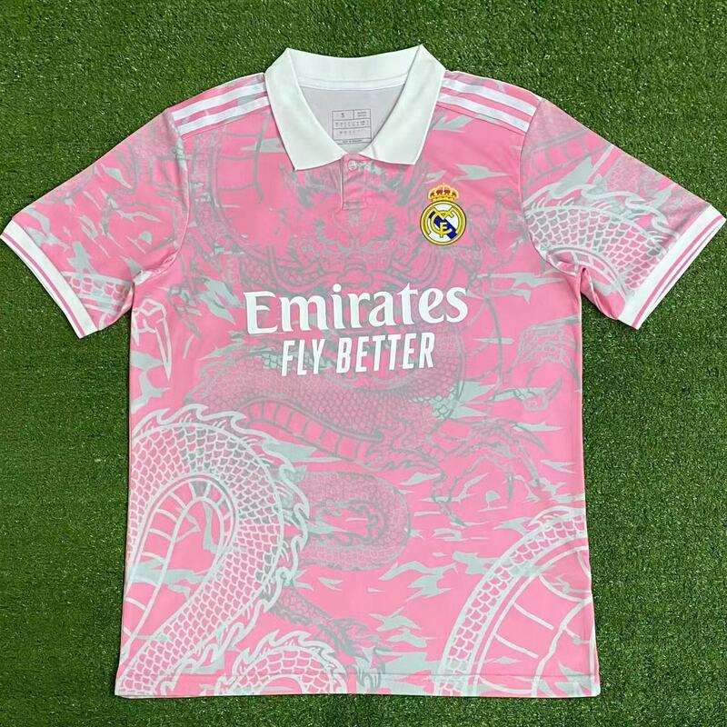 2425 サッカーユニフォーム代表チームアルゼンチンドラゴンパターンレアルマドリードイングランドブラジルポルトガルフランスホームとアウェイジャージ|undefined