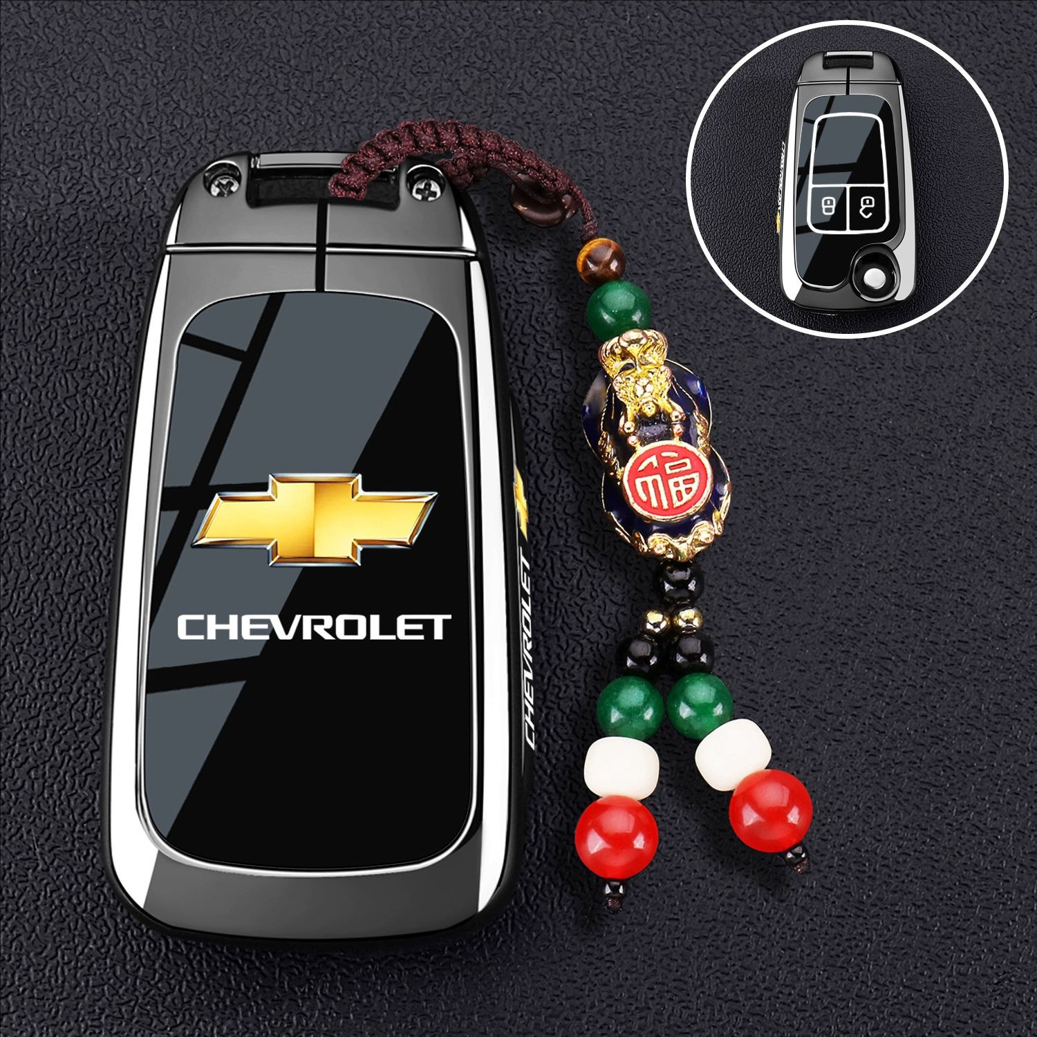 Suitable for Chevrolet Foldableing Key Cover Old Model Malibu Chevrolet Cruze Lefeng Rv Car Bag Buckle Shell