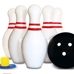 インフレータブルボウリングおもちゃセット屋外芝生インフレータブルビーチボールボウリングボールを販売するメーカー