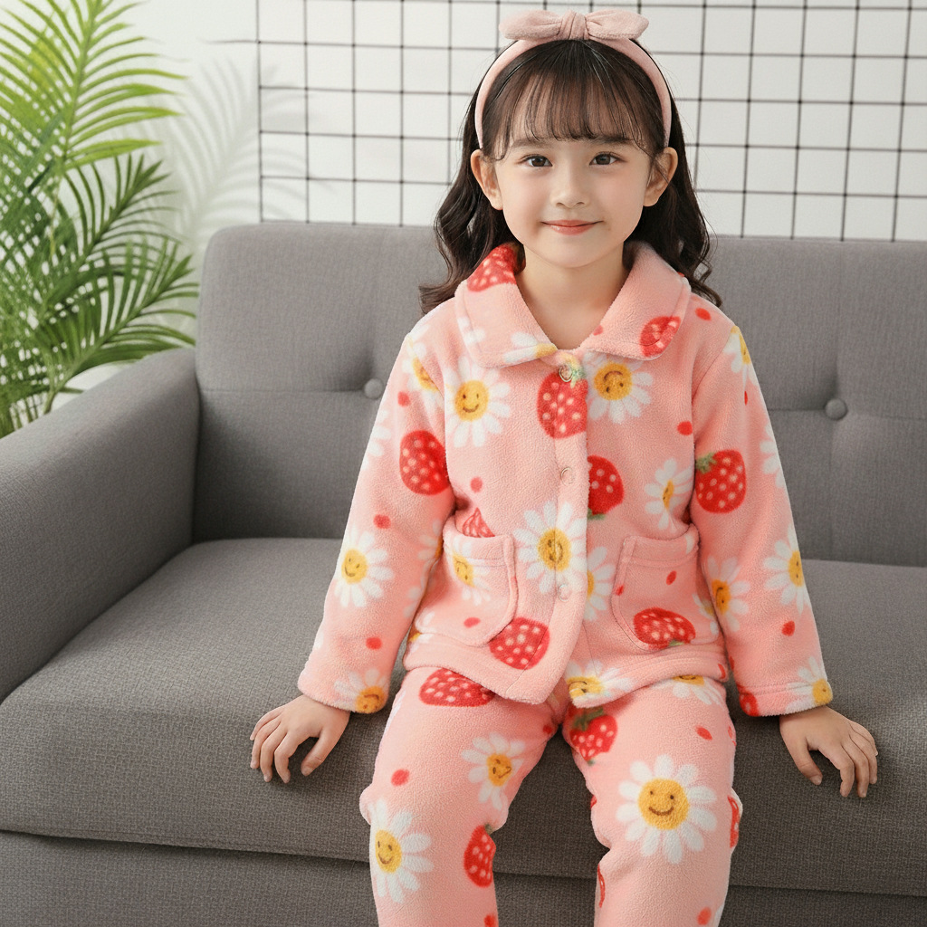 【Flannel】Big Strawberry Rabbit