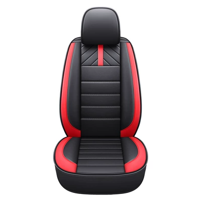 Amazon foreign trade car seat cover four seasons universal net red leather ice silk cushion all-inclusive seat cover source factory (Four Seasons Pad) - vibrant-red-standard-version-full-leather