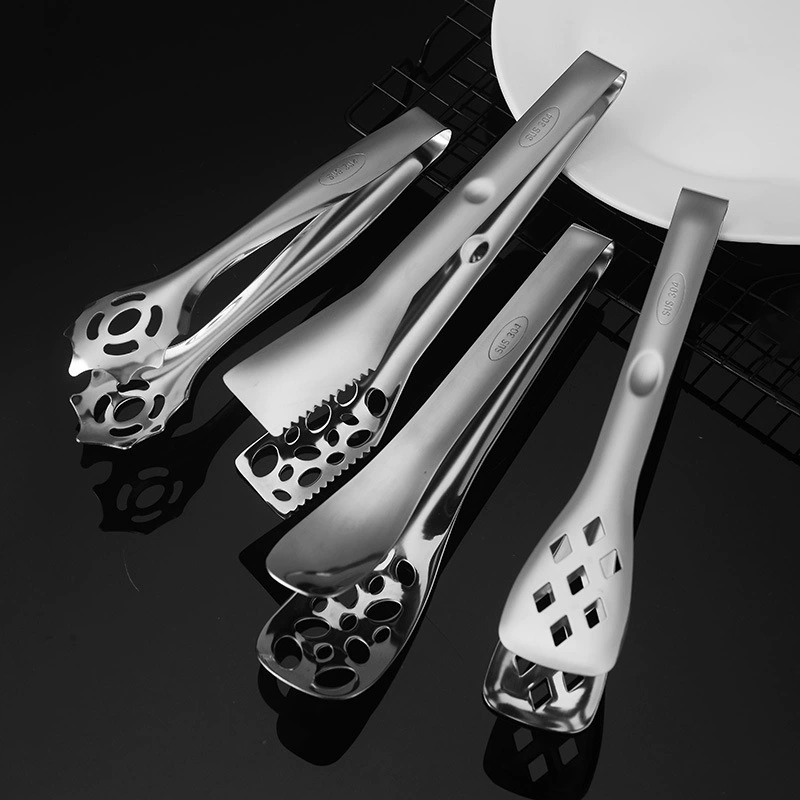 304 нержавеющая сталь пищевой зажим бытовой кухонный зажим для стейка утолщенный Зажим для барбекю зажим для хлеба буфет зажим