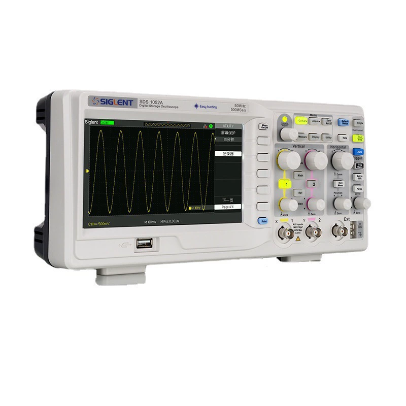 Dingyang цифровой осциллограф SDS1052A 1072A 1152A двухканальный 1G осциллограф