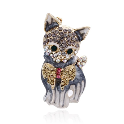 Brooch with Diamonds, Versatile Rabbit, Yaxa sancaqları - style-6