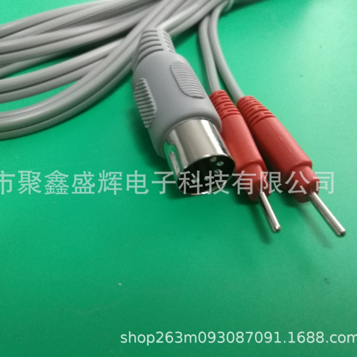 厂家供应美容仪大DIN5P插针电极线