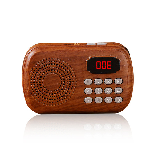 Household classical traditional player rechargeable small music machine mini portable elderly machine plug-in card speaker player