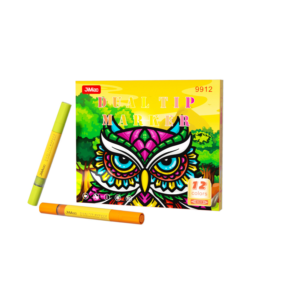 Lápiz acrílico acuoso colorido DIY álbum de fotos tarjeta de felicitación graffiti lápiz de marca a prueba de agua dibujado a mano lápiz de marca de doble cabeza