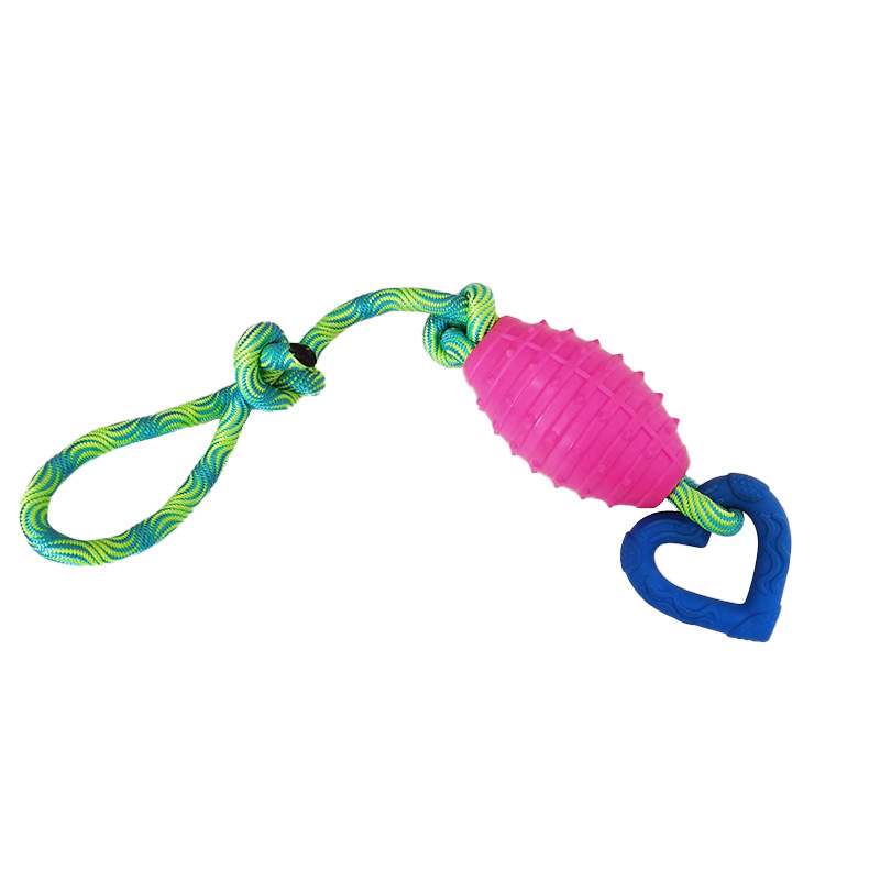 Amazon nuevo nudo de algodón para mascotas dientes molares limpieza hueso de perro interactivo resistente a mordeduras cabeza perro traje de juguete