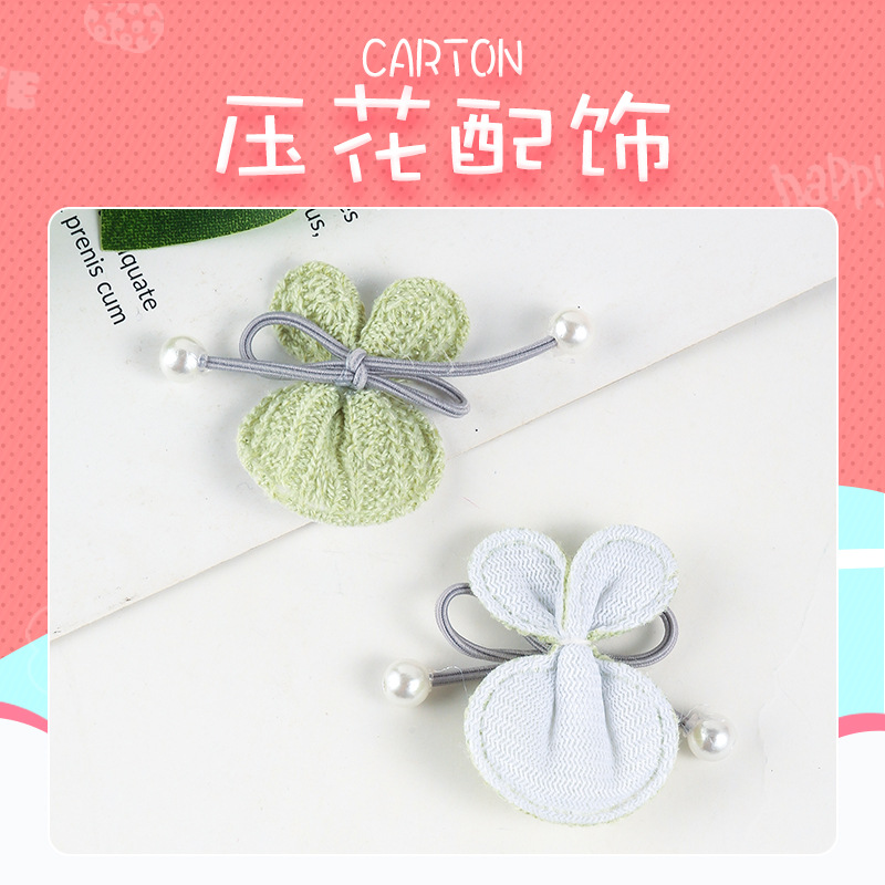 日韩ins风公主系列粉色可爱小兔子布艺配饰diy小饰品批发配件辅料