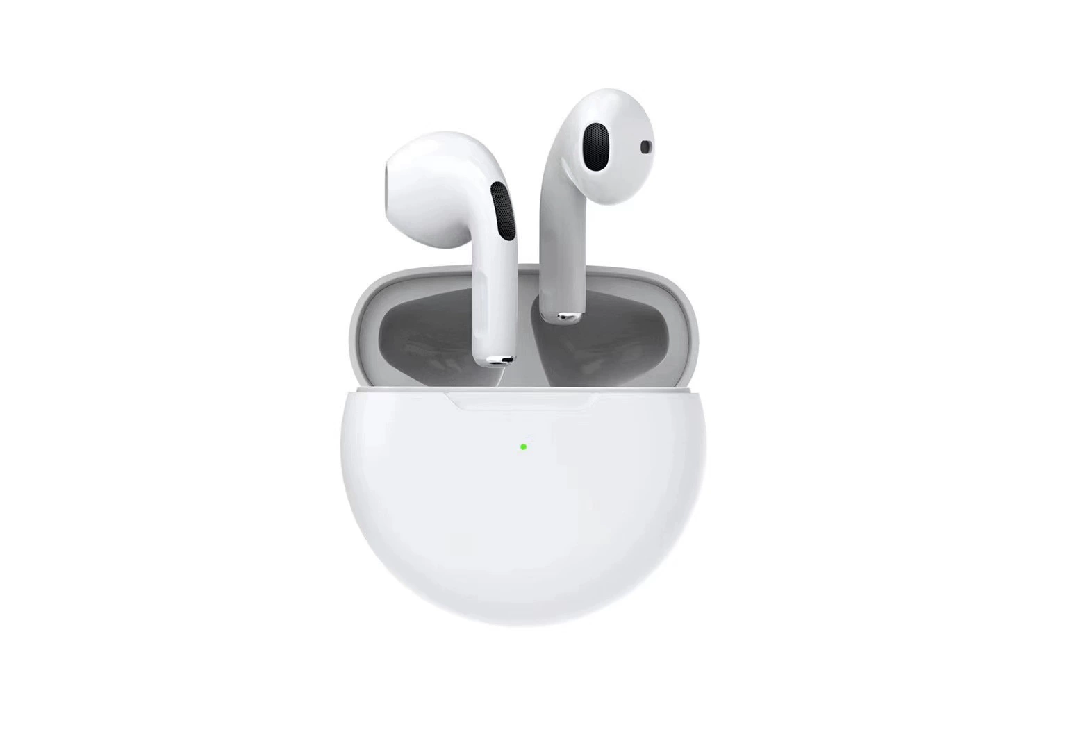 Wireless earbuds pro6, pro5, pro4, Bluetooth touch, compact charging case, assorted colors