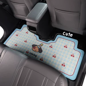 Xingyuan Special Car Floor Mat for Driver's Seat, New Cute Cartoon Silk Loop, Wear-resistant and Dirt-resistant Carpet-style Floor Mat