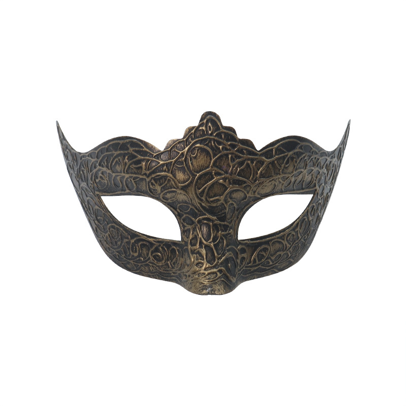 Amazon ventas calientes retro mitad cara máscara de jazz Halloween carnaval máscara decoración de fiesta