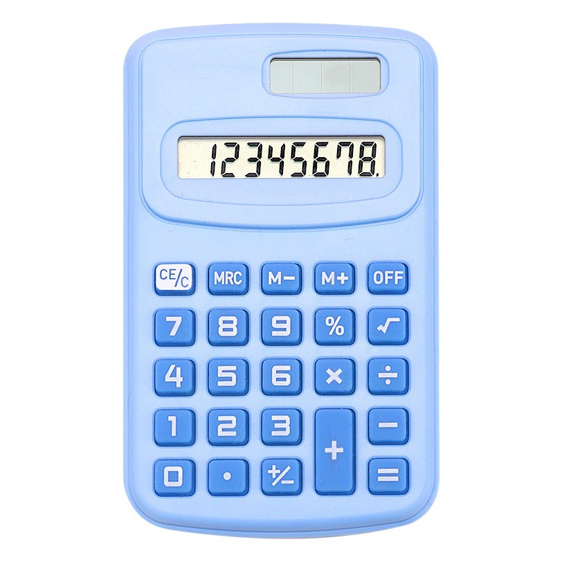 Мини-калькулятор Симпатичный ученик начальной школы Обучающий помощник Компьютерный тест Портативный карманный компьютер
