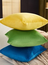 1PKN批发新款沙发抱枕正方形客厅靠垫护腰靠枕床头靠背垫纯色抱枕