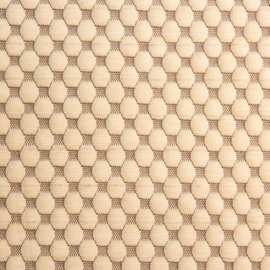 六边形圆点图案导电丝夹层针织提花夹丝棉床垫靠枕家纺用料