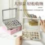 收纳透明绒布天窗珠宝盒