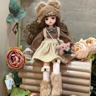 30cm Doll Toy Girl Changeable Clothes Beauty Doll Doll Princess Baby Children's Birthday Gift