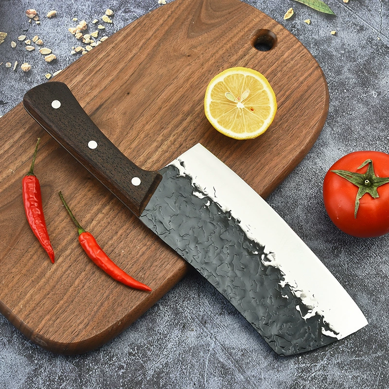 Производитель оптом нержавеющая сталь слайс-нож, ковка кухонного ножа, кухонный нож для резки мяса, нож с деревянной ручкой