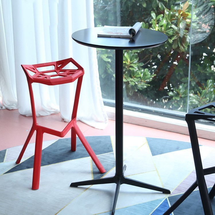 Modern Simple Nordic Bar Table Home Restaurant Bar High Table Milk Tea Shop Leisure Coffee Negotiation Round Bar Table