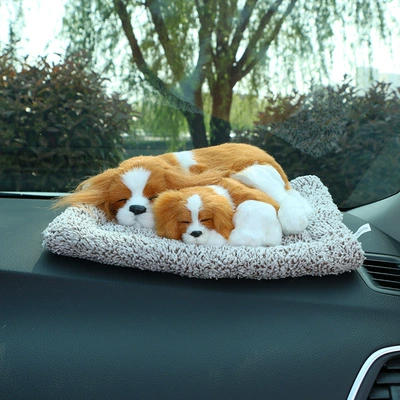 Car ornaments – animal car decoration pet simulation - large-mother-and-son-charlie
