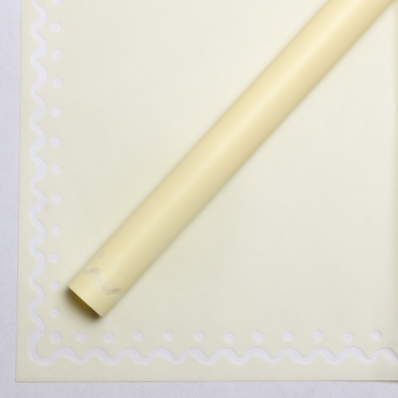 Huaxi bicarbonato de sodio gelatina película flor de embalaje DIY ramo florista impermeable semitransparente niebla papel de flores de pan
