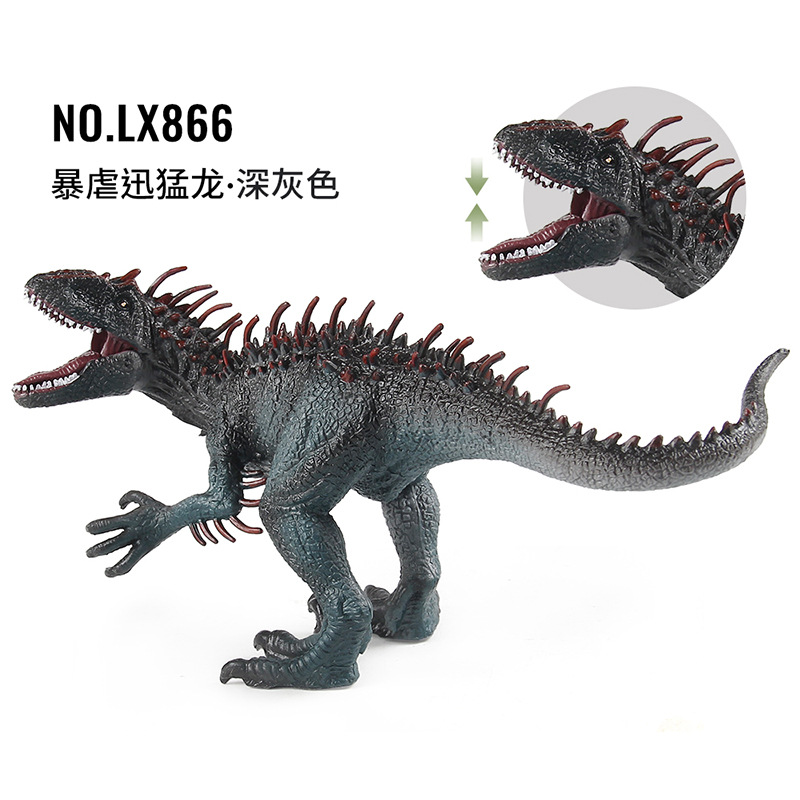 Juguetes de dinosaurios de exportación transfronteriza Triceratosaurus velociraptor Sur Zoosaurus modelo de animales juguetes ornamentales