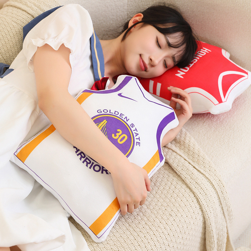 Dormitorio dormitorio almohada de baloncesto regalo para niños camiseta de simulación detrás de adornos creativos de juego image 4
