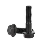 GB5787发黑10.9级六角头法兰面螺栓平脑不带齿M6M8M10M12M14M16