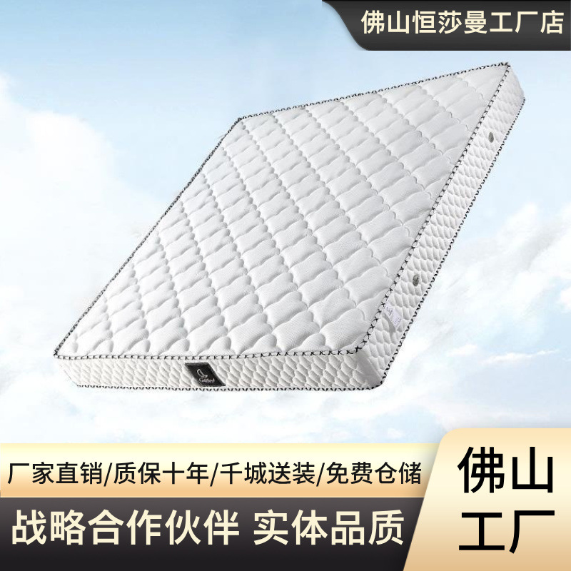 Natural Coconut Palm Mattress, Alpaca Velvet, Environmentally Friendly Latex Mattress, Double Wedding Bed, Adult Spine Protection, Moderate Softness and Hardness for Home Use