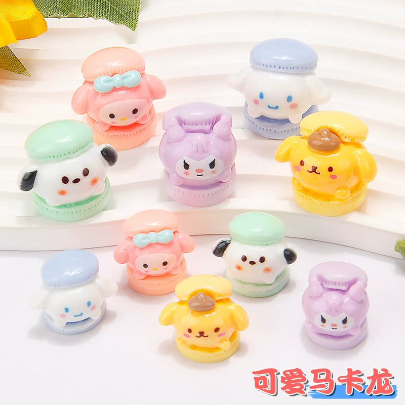 Новый мультяшный стерео макарон торт смолы ювелирные аксессуары