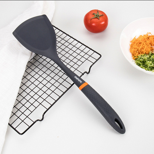 Silicone kitchenware large set all-in-one handle silicone spatula silicone cooking pan turner kitchen supplies silicone spatula