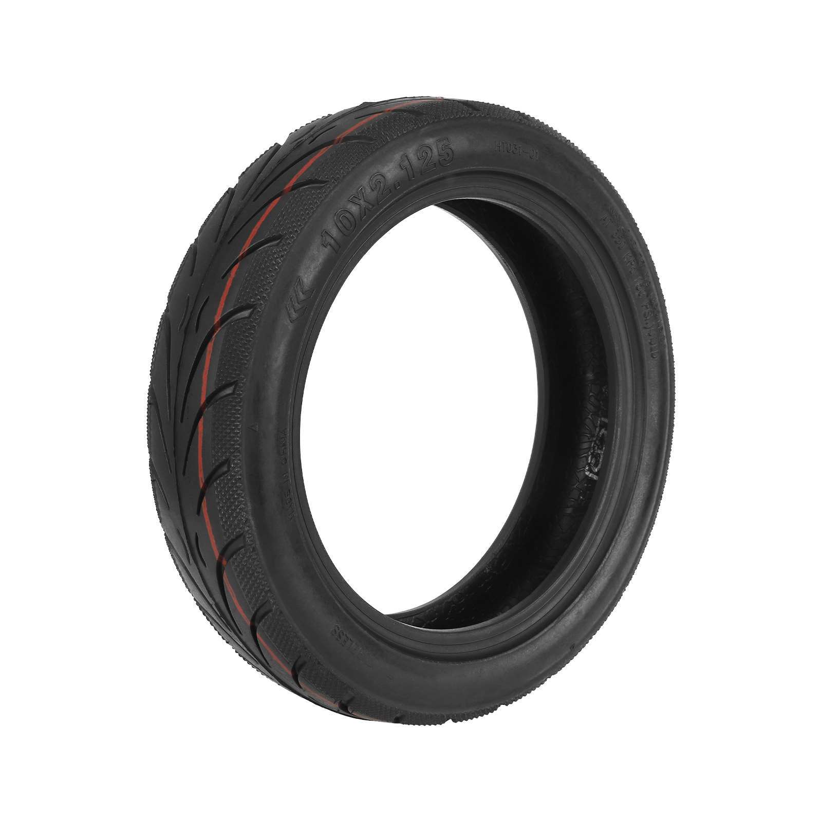 10寸电动滑板车轮胎10*2.125真空胎外胎电动滑板车前后轮无内胎