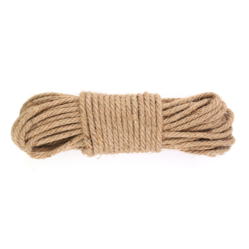 Hemp Bondage Rope (Muqu) 5–40 m options, natural jute, metal or plain ends