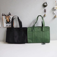 杂志附录日韩欧美潮牌跨境电商托特包邮差包放泼水面料单肩包