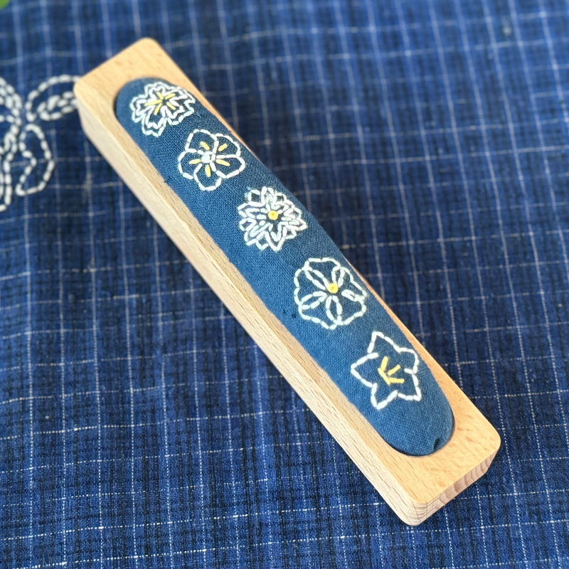 Lu bordado creativo aguja larga simple novato bordado flores y hierba sala de estar adornos hechos a mano bolsas de materiales de bordado diy