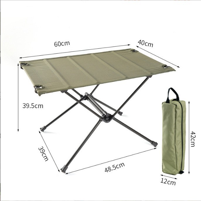Aleación de aluminio mesa plegable y silla taburete barbacoa al aire libre camping picnic al aire libre Mesa portátil súper ligero mesa plegable