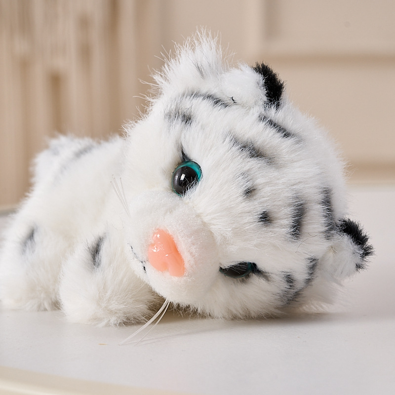 Realistic fridge magnet, cute plush doll, tiger, zoo, Birthday gift
