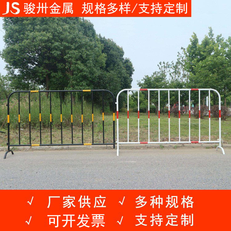 可移动铁马护栏 建筑施工临时隔离围栏 小区道路隔离防护铁马护栏