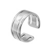 Glossy brand universal adjustable ring, 925 sample silver, simple and elegant design