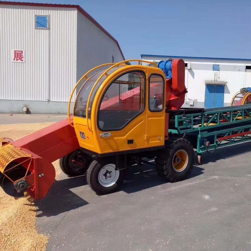 Mobile Multi-Functional Grain Harvester, Wheeled/Track-Type Grain Unloading Machine, Fully Remote-Controlled Grain Harvester, Factory Direct Sale