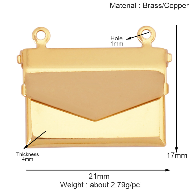 1g Weight Pendant Jewelry Making Type 10 * 15mm Jewelry Making Size DIY Jewelry Accessories Classification 1 Piece Quantity Copper Material Geometric, Windmill Pattern All Seasons Season Polished Finish Plating Design Sweet, Classic Style Style 1 Piece 10 * 15mm Copper Geometric Windmill Polished Pendant DIY Jewelry Accessories 7
